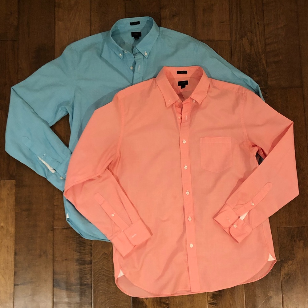 Two (2) J Crew Men’s Button Down Shirts